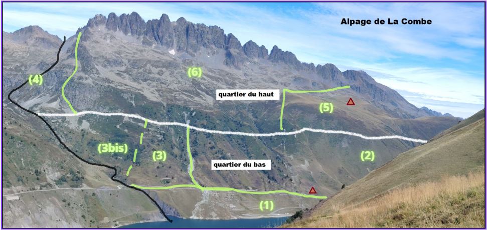Les topofaciès grossiers de la Combe d'Olle